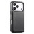 iPhone 18 Pro / 17 Pro CaseNeo Finger Grip Strap MagSafe Leather Phone Case - Black