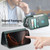 iPhone 18 Pro / 17 Pro CaseNeo Finger Grip Strap MagSafe Leather Phone Case - Green