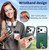 iPhone 18 Pro / 17 Pro CaseNeo Finger Grip Strap MagSafe Leather Phone Case - Green