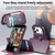 iPhone 18 Pro / 17 Pro CaseNeo Finger Grip Strap MagSafe Leather Phone Case - Purple