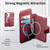 iPhone 18 Pro / 17 Pro CaseNeo Finger Grip Strap MagSafe Leather Phone Case - Red