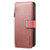 iPhone 18 Pro / 17 Pro CaseNeo MagSafe RFID Anti-theft Zipper Wallet Retro Leather Phone Case - Pink