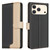 iPhone 18 Pro / 17 Pro Color Matching RFID Anti-theft Leather Phone Case - Black