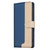 iPhone 18 Pro / 17 Pro Color Matching RFID Anti-theft Leather Phone Case - Blue