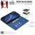 iPhone 18 Pro / 17 Pro Color Matching RFID Anti-theft Leather Phone Case - Blue