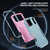 iPhone 18 Pro / 17 Pro Commuter Shockproof TPU + PC Phone Case - Grey Green+Pink