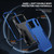 iPhone 18 Pro / 17 Pro Commuter Shockproof TPU + PC Phone Case - Royal Blue+Black