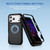 iPhone 18 Pro / 17 Pro Defend Rugged Gear Holder MagSafe Phone Case - Black