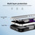 iPhone 18 Pro / 17 Pro Defend Rugged Gear Holder MagSafe Phone Case - Black + Transparent Grey
