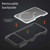 iPhone 18 Pro / 17 Pro Detachable Back Panel Aluminum Alloy Frame Shockproof Magnetic Phone Case - Orange