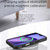 iPhone 18 Pro / 17 Pro Detachable Back Panel Aluminum Alloy Frame Shockproof Magnetic Phone Case - Purple