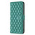iPhone 18 Pro / 17 Pro Diamond Lattice Wallet Flip Leather Phone Case - Green