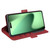 iPhone 18 Pro / 17 Pro Dual-side Magnetic Buckle Horizontal Flip Leather Phone Case - Red