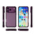 iPhone 18 Pro / 17 Pro Four-corner Shockproof TPU Hybrid Acrylic Phone Case - Cherry Red