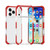iPhone 18 Pro / 17 Pro Four-corner Shockproof TPU Hybrid Acrylic Phone Case - Red