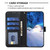 iPhone 18 Pro / 17 Pro Four-leaf Embossed Leather Phone Case - Black