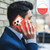 iPhone 18 Pro / 17 Pro Geometric Pattern RFID Leather Phone Case - Red