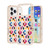 iPhone 18 Pro / 17 Pro Glittering Crystal Red Heart Pattern Magnetic Phone Case - Gold