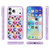 iPhone 18 Pro / 17 Pro Glittering Crystal Red Heart Pattern Magnetic Phone Case - Purple