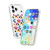 iPhone 18 Pro / 17 Pro Glittering Crystal Red Heart Pattern Magnetic Phone Case - Transparent