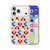 iPhone 18 Pro / 17 Pro Glittering Crystal Red Heart Pattern Phone Case - Gold
