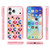 iPhone 18 Pro / 17 Pro Glittering Crystal Red Heart Pattern Phone Case - Pink