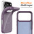 iPhone 18 Pro / 17 Pro Glossy TPU Shockproof MagSafe Phone Case with Lanyard - Purple