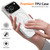 iPhone 18 Pro / 17 Pro Glossy TPU Shockproof MagSafe Phone Case with Lanyard - White