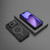 iPhone 18 Pro / 17 Pro Grating Solid Color MagSafe Magnetic Phone Case - Black
