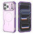 iPhone 18 Pro / 17 Pro Heat Dissipation Air Shockproof TPU + PC Magsafe Phone Case - Purple