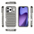 iPhone 18 Pro / 17 Pro High Transparency TPU Hybrid PC Airbag Phone Case - Transparent Black