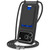 iPhone 18 Pro / 17 Pro Integrated Card Bag Solid Color Liquid Silicone Phone Case with Lanyard - Black