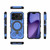 iPhone 18 Pro / 17 Pro J-20 Solid Color MagSafe Magnetic TPU+PC Phone Case - Blue