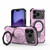 iPhone 18 Pro / 17 Pro J-20 Solid Color MagSafe Magnetic TPU+PC Phone Case - Pink
