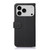 iPhone 18 Pro / 17 Pro KHAZNEH Litchi Texture Leather RFID Phone Case - Black