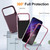 iPhone 18 Pro / 17 Pro Life Waterproof Rugged Phone Case - Purple + Pink