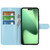 iPhone 18 Pro / 17 Pro Litchi Texture Horizontal Flip Leather Phone Case with Holder - Blue