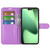 iPhone 18 Pro / 17 Pro Litchi Texture Horizontal Flip Leather Phone Case with Holder - Purple