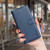 iPhone 18 Pro / 17 Pro Litchi Texture RFID Anti-theft Leather Phone Case - Blue
