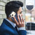 iPhone 18 Pro / 17 Pro Litchi Texture RFID Anti-theft Leather Phone Case - Blue