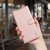 iPhone 18 Pro / 17 Pro Litchi Texture RFID Anti-theft Leather Phone Case - Gold