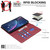 iPhone 18 Pro / 17 Pro Litchi Texture RFID Anti-theft Leather Phone Case - Red