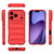iPhone 18 Pro / 17 Pro Magic Shield TPU + Flannel Phone Case - Red