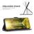 iPhone 18 Pro / 17 Pro Magnetic Buckle Rhombus Texture Leather Phone Case - Black