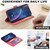 iPhone 18 Pro / 17 Pro Magnetic Buckle Rhombus Texture Leather Phone Case - Red