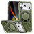 iPhone 18 Pro / 17 Pro MagSafe Magnetic Shockproof Phone Case with Ring Holder - Dark Green