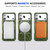iPhone 18 Pro / 17 Pro MagSafe Magnetic Shockproof Phone Case with Ring Holder - Dark Green