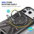 iPhone 18 Pro / 17 Pro MagSafe Magnetic Shockproof Phone Case with Ring Holder - Dark Grey