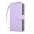 iPhone 18 Pro / 17 Pro Nine-card Slots Zipper Wallet Bag Leather Phone Case - Light Purple