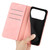 iPhone 18 Pro / 17 Pro Retro-skin Magnetic Suction Leather Phone Case - Pink